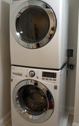 washer and dryer that comes with every Unit at The Landmark Luxury Apartments.